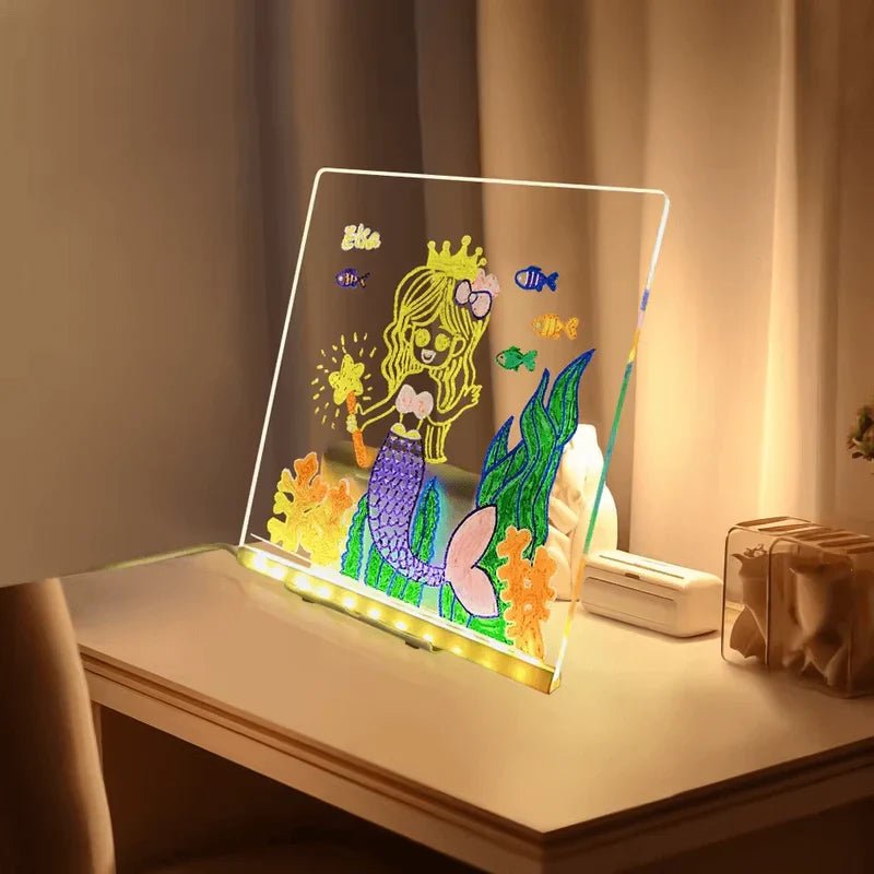 Quadro Mágico para Desenhar com Luz LED Infantil LuzPad - AvexaQuadro Mágico para Desenhar com Luz LED Infantil LuzPadQuadro MágicoAvexa