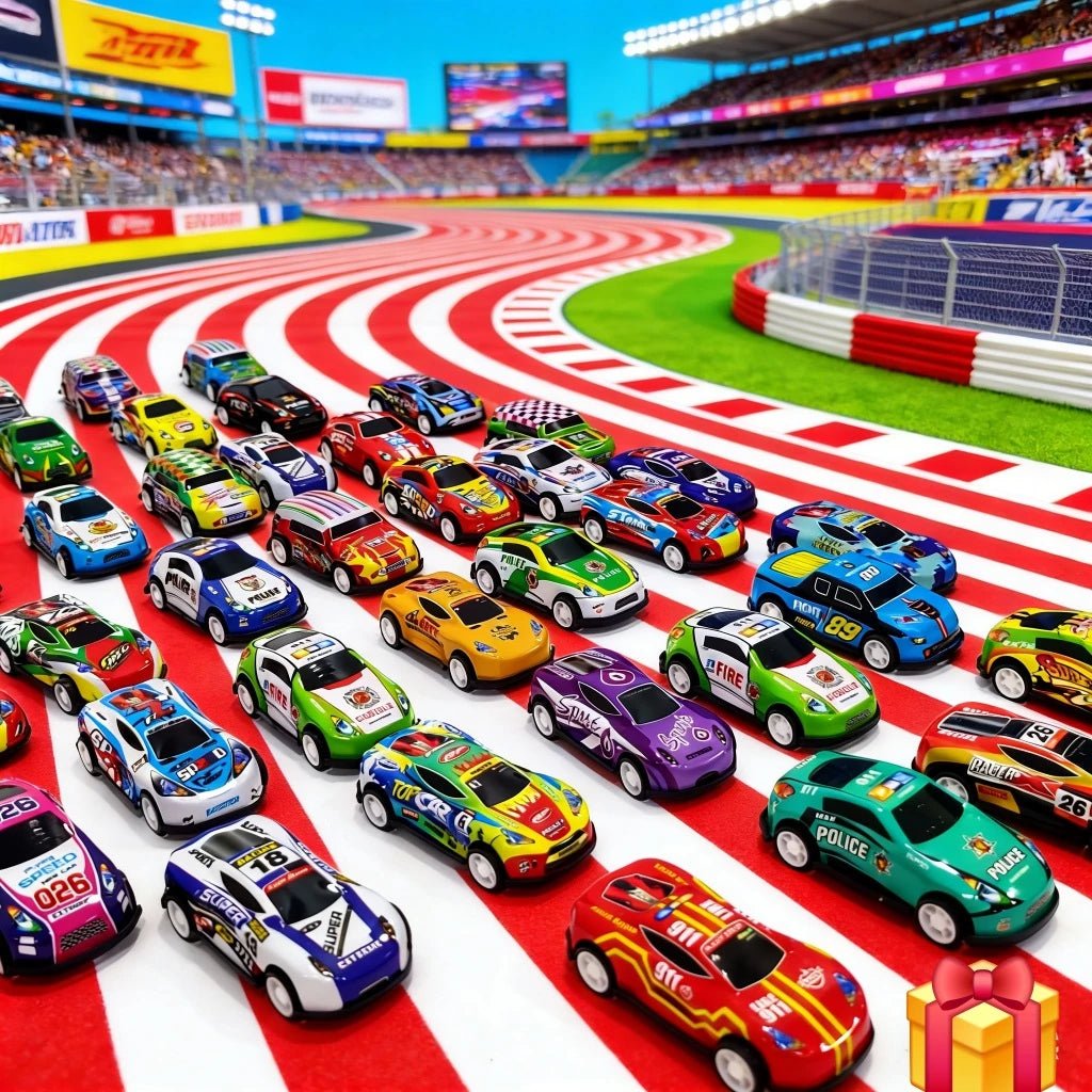 Super Kit 48 Carrinhos de Fricção + Pista 🚗 | Presente para Menino | Container Colecionável - AvexaSuper Kit 48 Carrinhos de Fricção + Pista 🚗 | Presente para Menino | Container ColecionávelAvexa