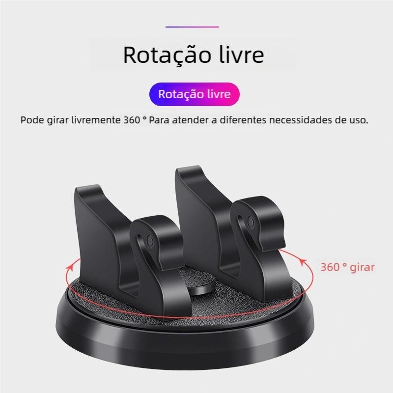 Suporte Giratório 360° Para Painel De Carro - Universal, Compacto e Seguro + Brinde - AvexaSuporte Giratório 360° Para Painel De Carro - Universal, Compacto e Seguro + BrindeAvexa